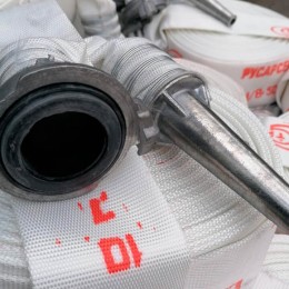 Рукав пожарный для ПК DN50 в сборе с ГР-50  алюминий/пластик и стволом РС-50.01 алюминий (РФ)