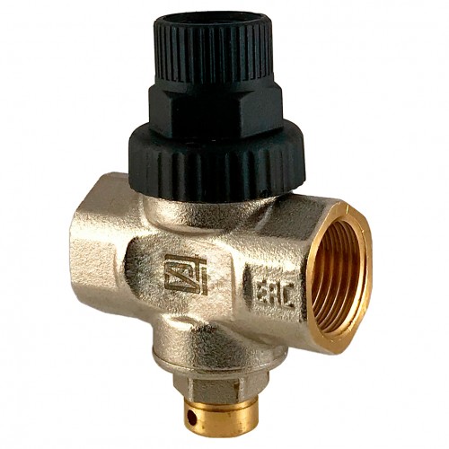 Квартирный регулятор давления воды STI 1/2" с выходом под манометр