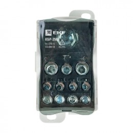 Блок распределительный КРОСС крепеж на панель и DIN КБР-250А EKF plc-kbr250