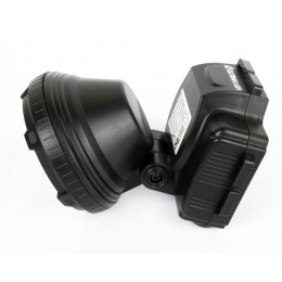 Фонарь аккумуляторный налобный LED5364 LED 2 режима 220В пластик. черн. (бокс) Ultraflash 11258