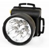 Фонарь налобный 909LED5 (5LED 1 режим; 3хR6 черн.) Ultraflash 11781