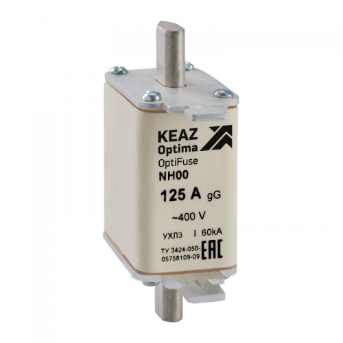 Вставка плавкая OptiFuse NH00 50 400AC 0 gG УХЛ3 КЭАЗ 144614