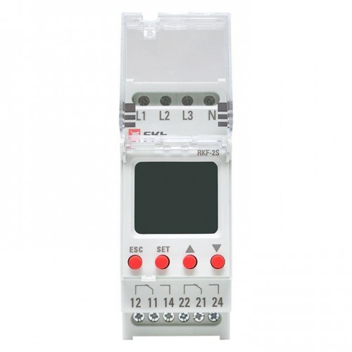 Реле контроля фаз с LCD дисплеем RKF-2S (с нейтралью) EKF rkf-2s