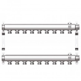 Коллекторная группа STI СH9 для радиаторной разводки (9 вых.)