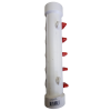 Коллектор MeerPlast 32х20 (5 вых.) с воздухоотводчиком красный