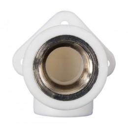 Угольник c креплением (водорозетка) PPRC MeerPlast ВР 25х¾"