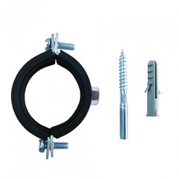 Хомут трубный 15-18 (3/8") М8, в компл. шпилька - дюбель