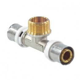 Тройник STI пресс с НР 26х½"х26