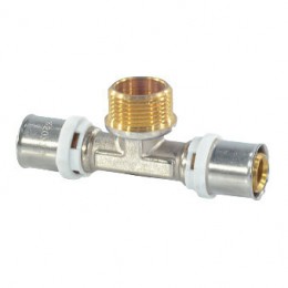 Тройник STI пресс с НР 26х½"х26