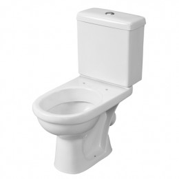 Унитаз-компакт Santeri Визит белый (арматура и сиденье, косой выпуск)
