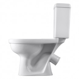 Унитаз-компакт Santeri Визит белый (арматура и сиденье, косой выпуск)