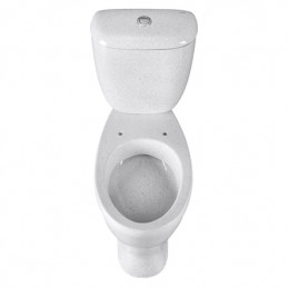 Унитаз-компакт Santeri Воротынский крап на белом (арматура и сиденье, косой выпуск)