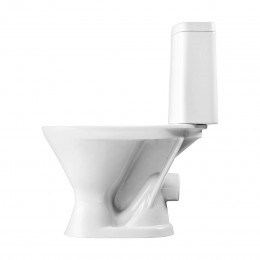Унитаз-компакт Santeri Грация белый (арматура и сиденье, горизонт. выпуск)