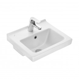 Умывальник Santeri Визит 40 белый (с переливом, без пьедестала)