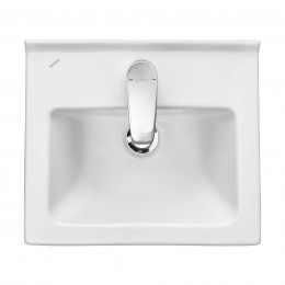 Умывальник Santeri Визит 40 белый (с переливом, без пьедестала)