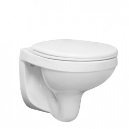 Подвесной унитаз Santeri Альфа комфорт ПЭК (инсталляция, сиденье SoftClose, белая кнопка)