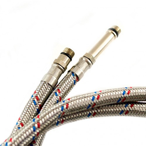 Гибкая подводка для смесителя (нерж. сталь) 1/2"хМ10 0,4м пара