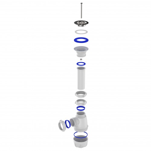 А0100/B0100 Сифон для раковины 1½"х40