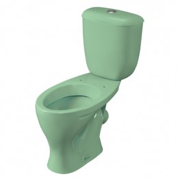 Унитаз-компакт Santeri Воротынский салатовый (арматура и сиденье, косой выпуск)