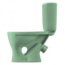 Унитаз-компакт Santeri Воротынский салатовый (арматура и сиденье, косой выпуск)