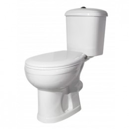 Унитаз-компакт ОК Дора Комфорт белый, микролифт (арматура, гофра и сиденье, гориз. выпуск)