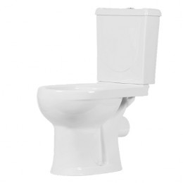 Унитаз-компакт ОК Ирида Стандарт белый (арматура, гофра и сиденье, гориз. выпуск)