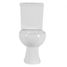 Унитаз-компакт ОК Ирида Стандарт белый (арматура, гофра и сиденье, гориз. выпуск)