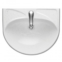 Умывальник Santeri  Вест 58 крап на белом  (с переливом, без пьедестала)