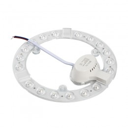 Модуль светодиодный с драйвером PPB Module 18Вт 4000К D155мм IP20 крепление магнит JazzWay 5048195