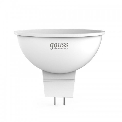 Лампа светодиодная Elementary 7Вт MR16 софит 4100К нейтр. бел. GU5.3 550лм GAUSS 13527