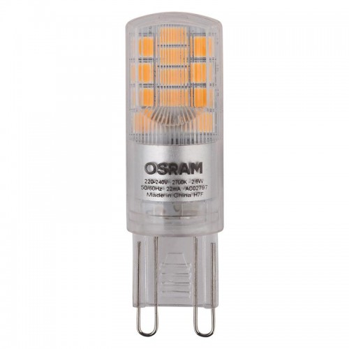 Лампа светодиодная LED STAR PIN30 2.6W/827 (замена 30Вт) 2.6Вт 2700К тепл. бел. G9 320лм 220-240В прозр. пласт. OSRAM 4058075056688