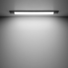 Светильник светодиодный WLF-2 18Вт 4000К IP40 1520лм 592х75х25мм ДПО линейный матов. рассеив. сталь GAUSS 844424218