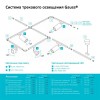 Адаптер Track однофазный для подключения светильника к трековой системе бел. GAUSS TR123