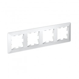 Рамка 4-м AtlasDesign Air бел./дым. бел. SE ATN220104