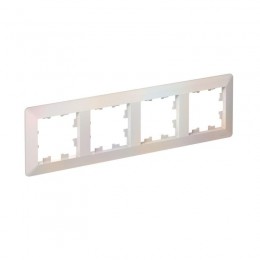 Рамка 4-м AtlasDesign Air жемчуж./дым. бел. SE ATN220404