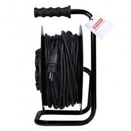 Удлинитель на метал. катушке 4х30м с заземл. IP44 КГ 3х2.5кв.мм с выключателем с защ. крышками Rexant 13-5014