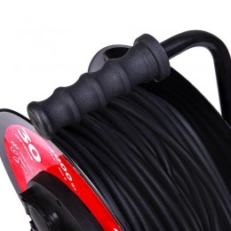 Удлинитель на метал. катушке 4х30м с заземл. IP44 КГ 3х2.5кв.мм с выключателем с защ. крышками Rexant 13-5014