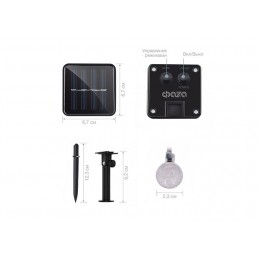 Светильник светодиодный садовый SLR-G05-30M гирлянда шарики мультицвет на солнечн. батарее ФАZА 5033375