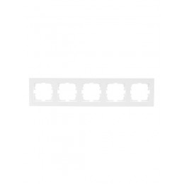 Рамка 5-местн. горизонт. VESNA бел. LEZARD 742-0200-150