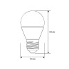 Лампа светодиодная LED-G45-7W-E27-6500K 172-265В 