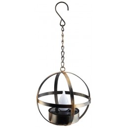 Светильник садовый ERASFM-02 Лофт 28см подвесной на цепи солнечная батарея металл ЭРА Б0044846