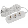 Удлинитель электрический UDL-16-370-E Greenline 3 розетки с заземлением 7м ПВС 3х1кв.мм Эра Б0065059