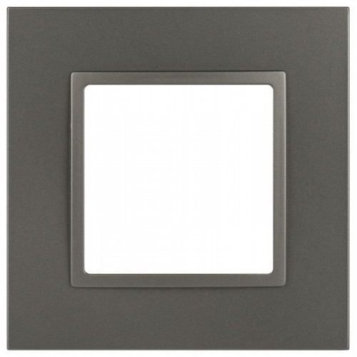 Рамка 1-м Elegance 14-5011-16 Classic для розеток и выключателей титан Эра Б0065823