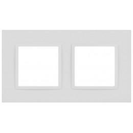 Рамка 2-м Elegance 14-5012-01М Classic для розеток и выключателей матов. бел. Эра Б0065824