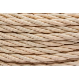 Провод ретро 3х1.5 матов. зол./песочн. (уп.50м) Bironi B1-434-719-50