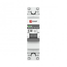 Выключатель автоматический модульный 1п C 32А 6кА ВА 47-63 PROxima EKF mcb4763-6-1-32C-pro