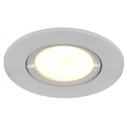 Светильник 4105 встраиваемый MR16 круг пласт. бел. IEK LT-UVB0-4105-GU05-1-K01