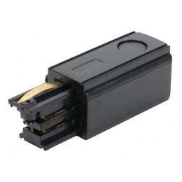 Ввод питания левый RS 3C TRACK PCL BK 65х32мм черн. Русский Свет 19131021018