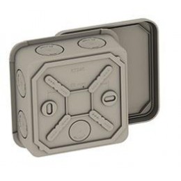 Коробка распределительная ОП 85х85х45мм двухкомпонентн. 8 вводов IP65 сер. Ruvinil 67240