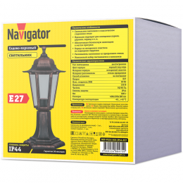 Светильник 80 475 NOF-PG34-003-IP44-E27 NAVIGATOR 80475